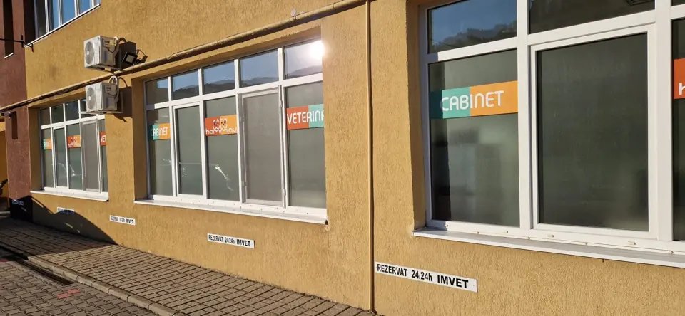 Intrarea în cabinet, în clădirea Star Center